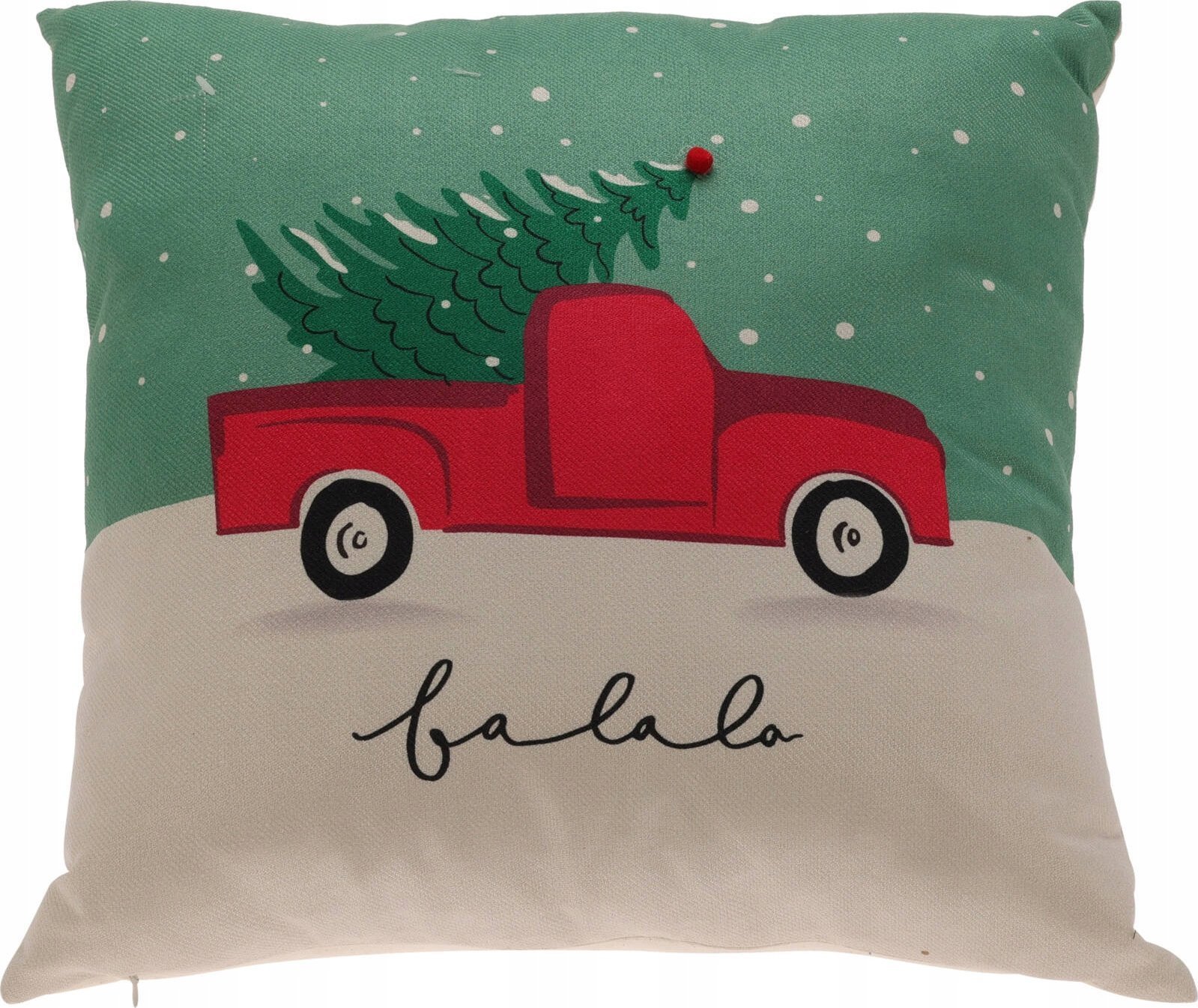 Home Styling Collection Poduszka dekoracyjna świąteczna OFF WHITE, 45 x 45 cm