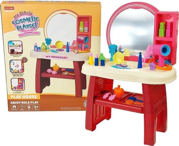 Toaletka z wyposażeniem światło i dźwięk