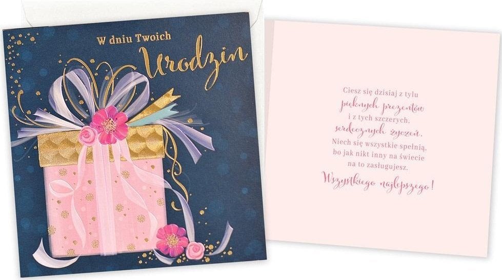 Karnet Urodziny (damskie, prezent)