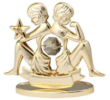 Bliźnięta - Figurka pozłacana