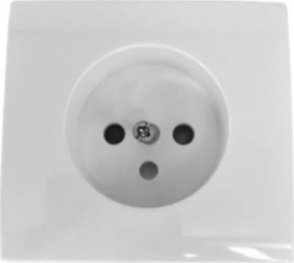 Efapel EFAPEL APOLO ELEMENT CENTRALNY DO GNIAZDA Z UZIEMIENIEM BIAŁY POŁYSK 50652 TBR