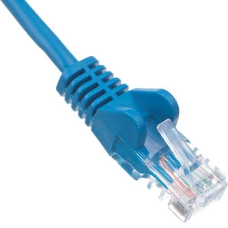 Goobay Kabel krosowy patchcord U/UTP kat.5e CCA niebieski 0,5m (68335)