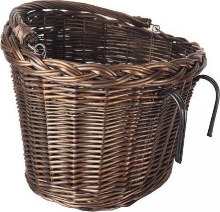 Wnuk Kosz rowerowy przedni (Haki/wenga)