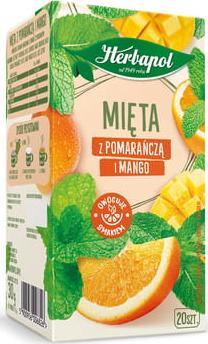 Herbapol Herbata HERBAPOL Zielnik Polski Mięta z Pomarańczą i Mango 20tb/35g