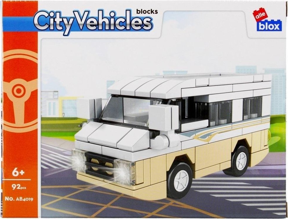 ALLEBLOX Klocki konstrukcyjne City 92 elementy ALLEBLOX