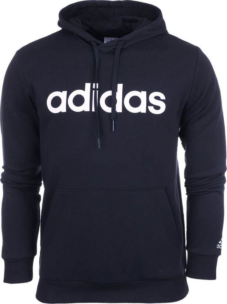 Adidas Bluza męska adidas Essentials French Terry Linear Logo Hoodie granatowa GK9066 2XL