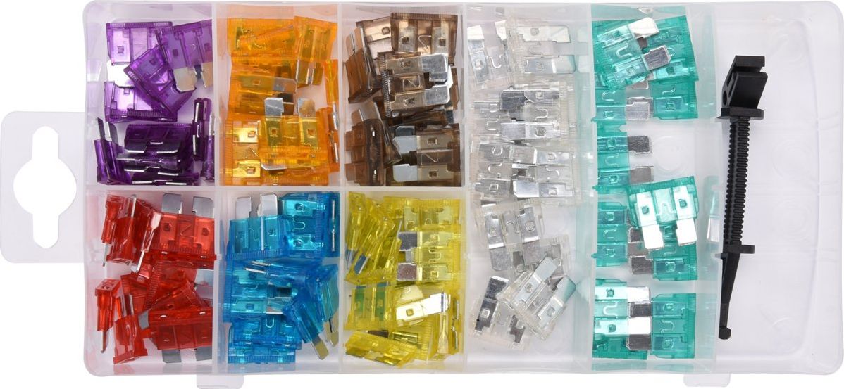 Yato zestaw bezpieczników płytkowych standard 97 elementów (YT-83141)