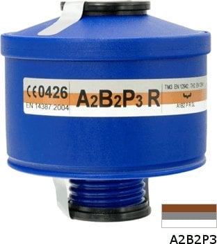 OXYLINE Filtropochłaniacz 202 A2-B2-P3 R Spasciani gwint RD40