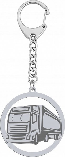 Radziszewska Jewellery Brelok do Kluczy Tir Srebro 925 Grawer Prezent Dedykacja Gratis