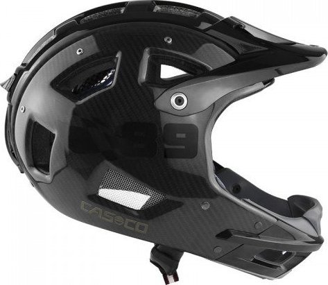 Casco Kask rowerowy CASCO MTBE Full-Face Carbon olive L