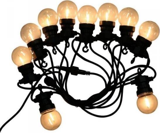 V-TAC Girlanda Ogrodowa V-TAC (sznur) 5W LED 5 metrów 10 żarówek 0,5W Filament VT-71510 3000K 550lm