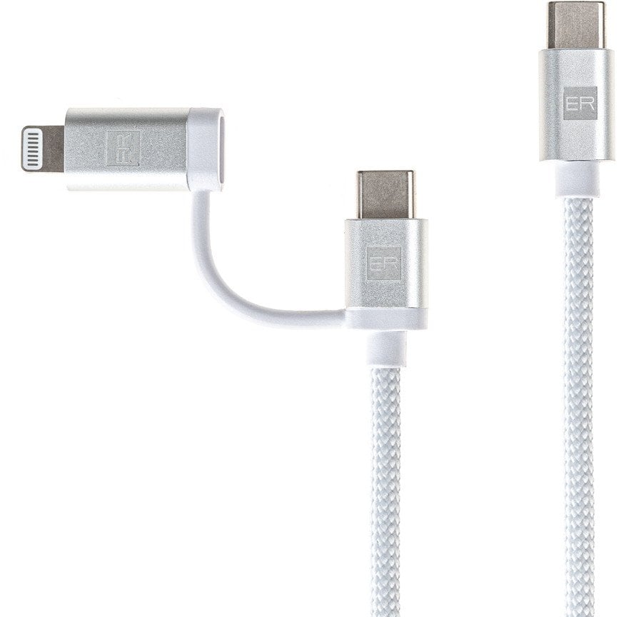 Kabel USB USB-C - Lightning 1 m Biały (ERPW2CL100-WH)