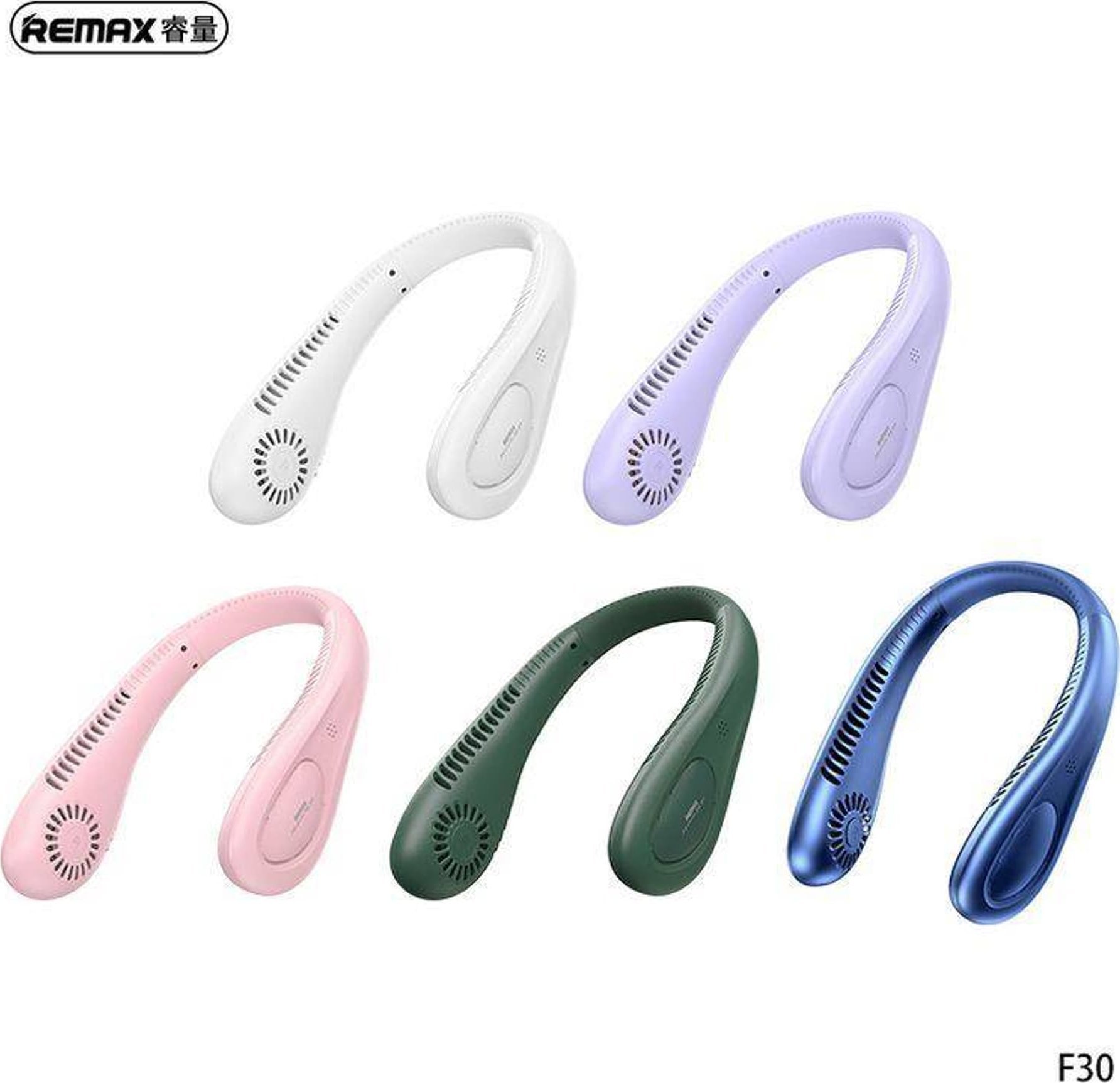 Remax WIATRAK NA SZYJE REMAX F30 BLUE