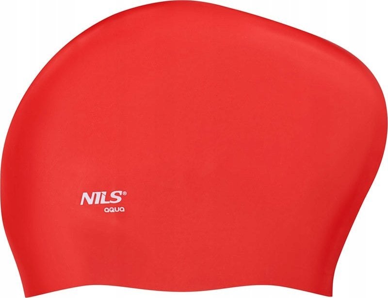 Nils Extreme NQC JEDNOKOLOROWY CZERWONY CZEPEK SILIKONOWY DO DŁUGICH WŁOSÓW NILS AQUA