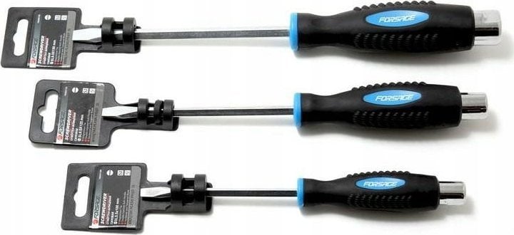 Forsage Śrubokręt szczelinowy siłowy magnetyczny "Profi" S2 SL8.0x150mm,