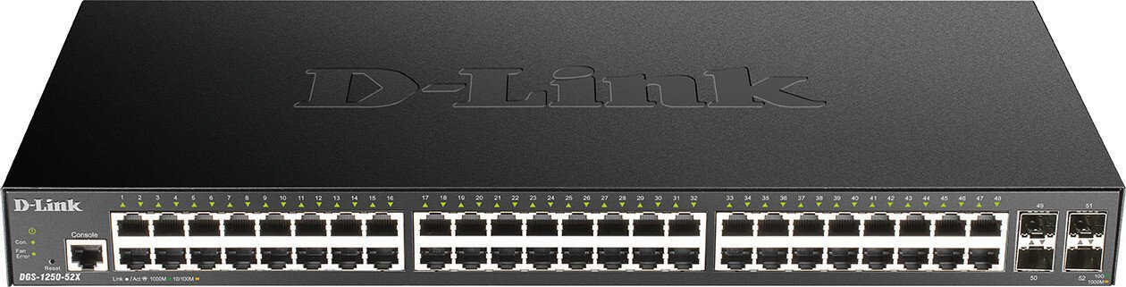 Switch D-Link DGS-1250-52X/E