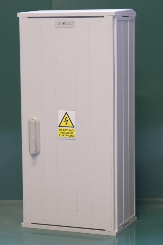 Incobex Obudowa termoutwardzalna SSTN 26x42x25 zamek cięgła kątowniki daszek skośny (IOB-40110-002)