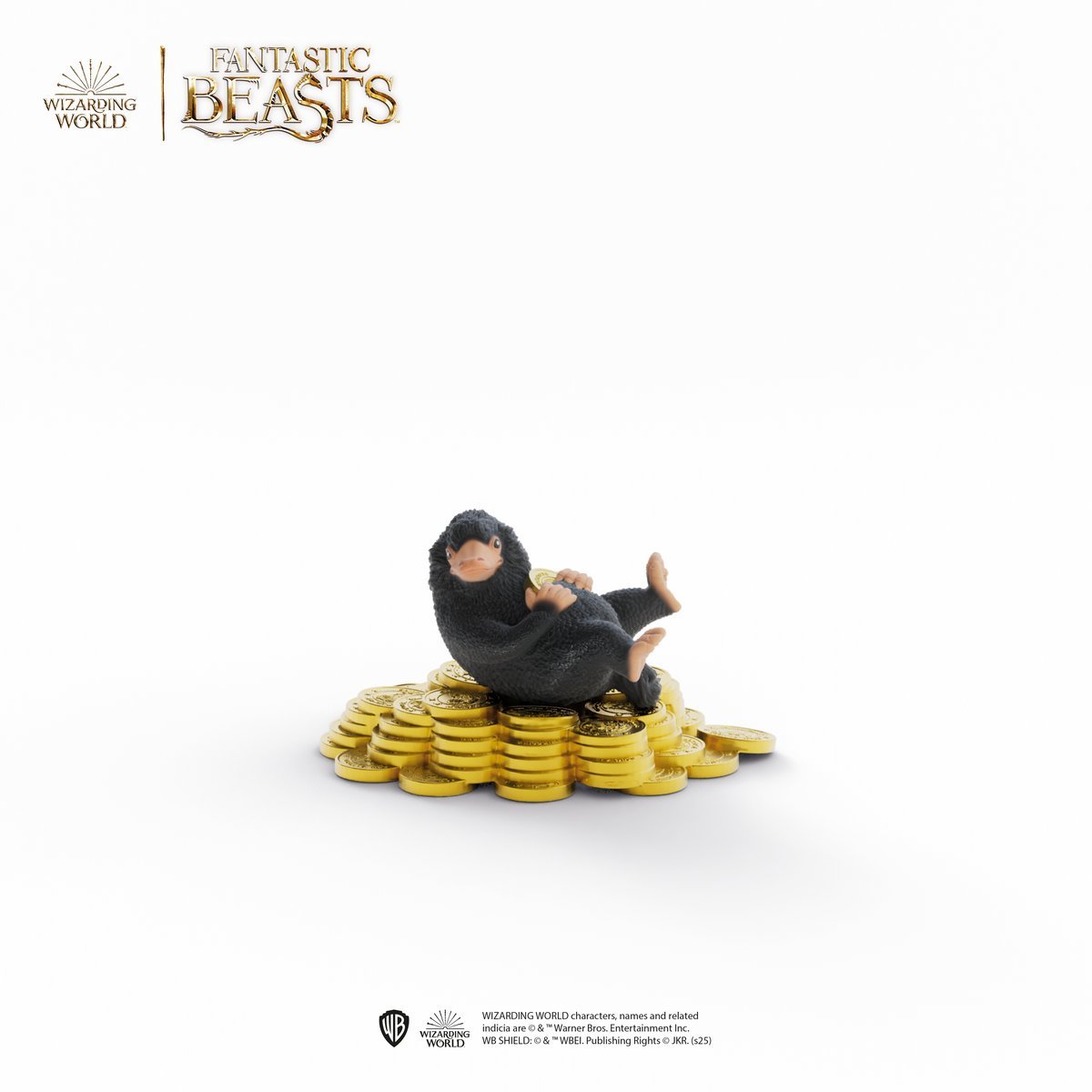 Schleich Niffler with gold