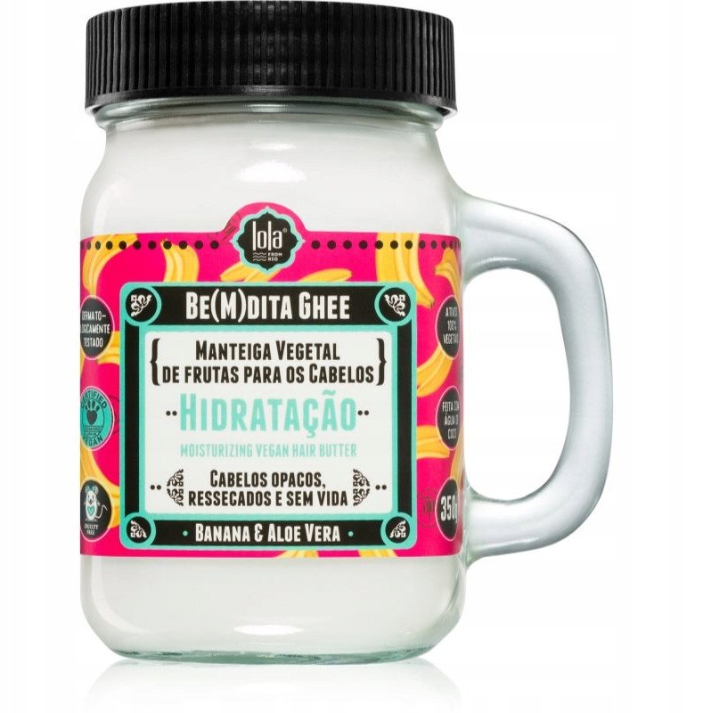 Lola Cosmetics BE(M)DITA GHEE Moisturizing Mask Banana and Aloe Vera 350 gr