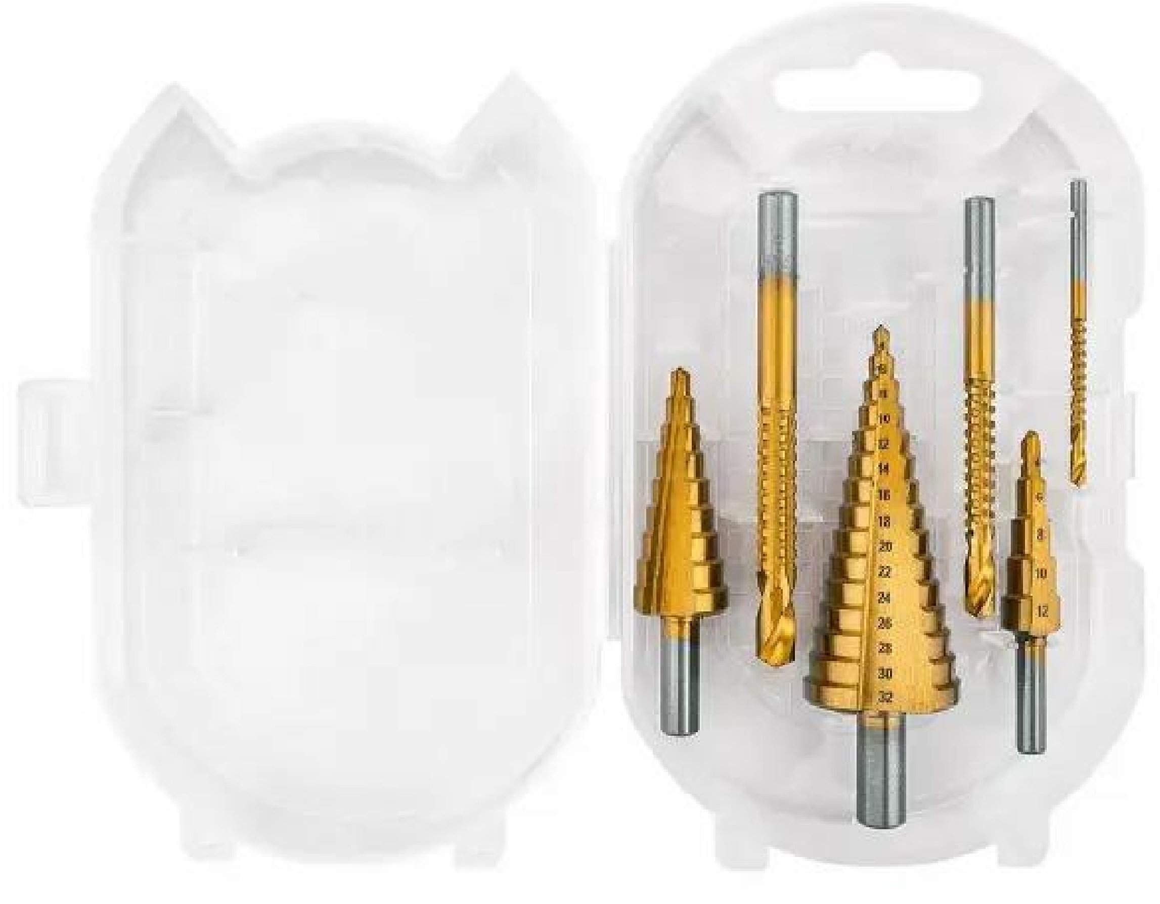 Zestaw wierteł stopniowych 6el. (4-32mm)