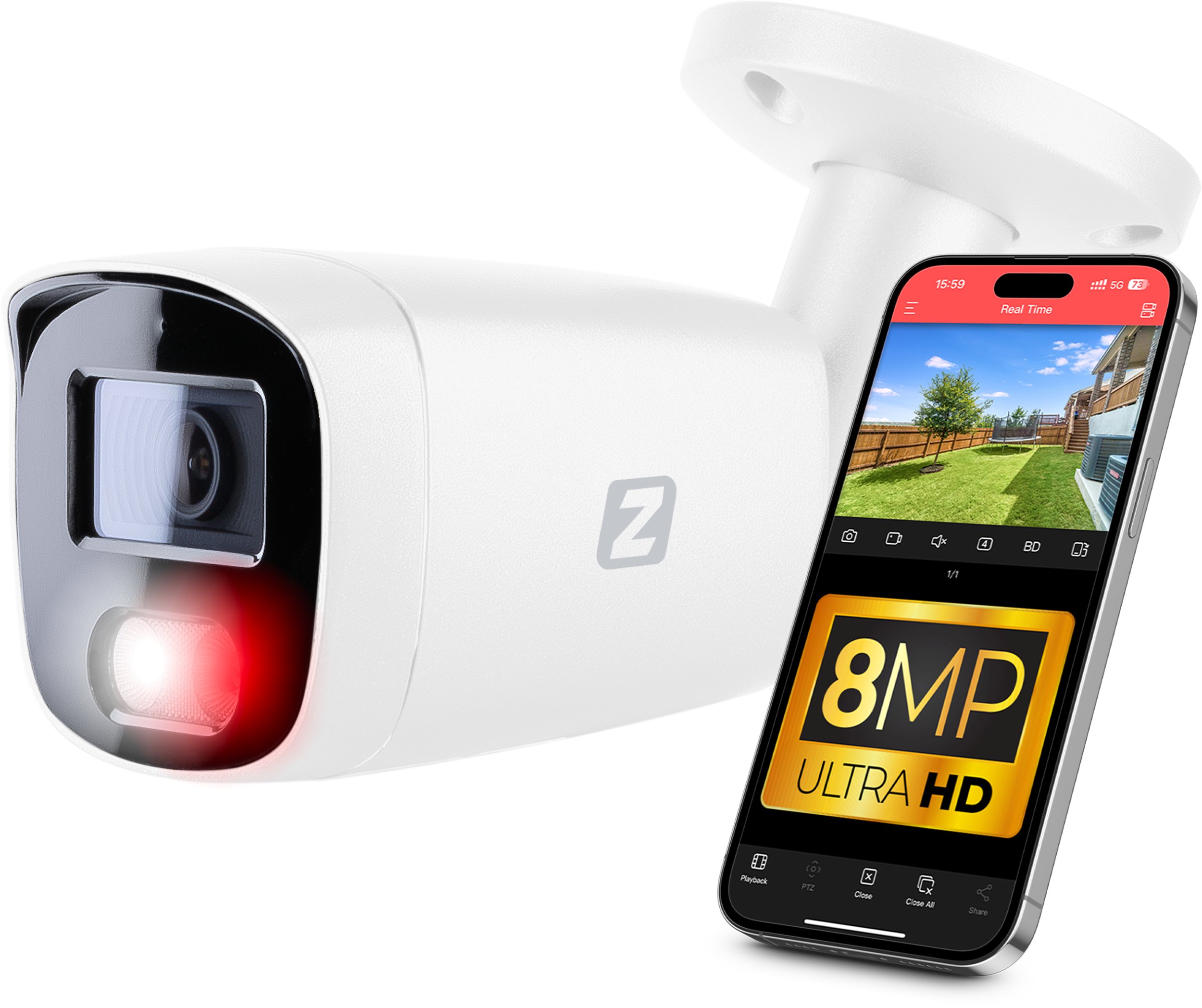 Kamera IP POE B8 PRO ZINTRONIC 8MP SONY IMX415 Dual Light IKTP830V1 Zintronic