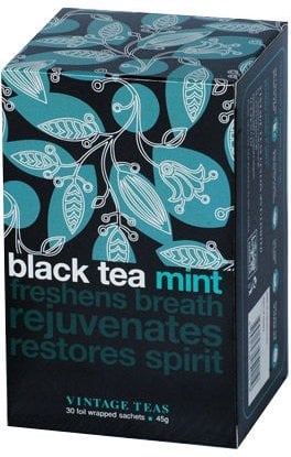 Vintage Teas Herbata czarna Black Tea Mint 30 saszetek