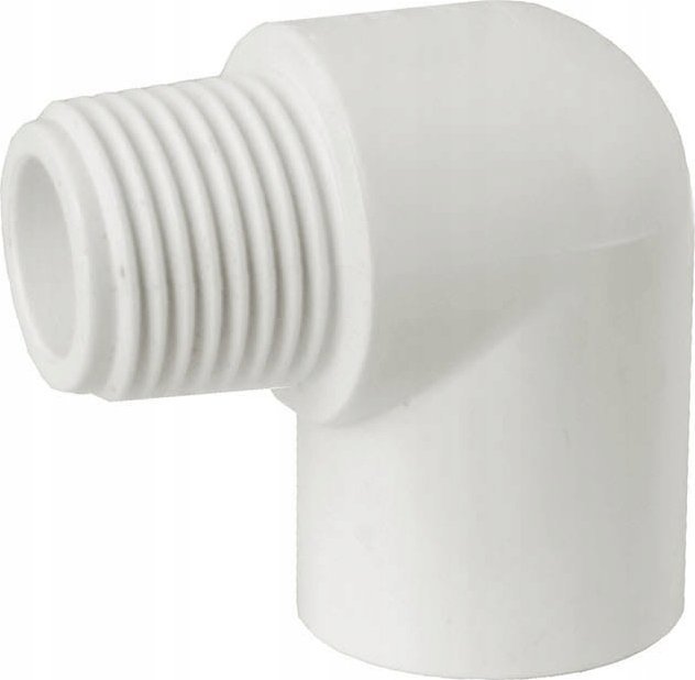 Kolanko PVC 90 3/4" GZ, system klejony - zimna woda - PVCKKW020XGZ020-90.301