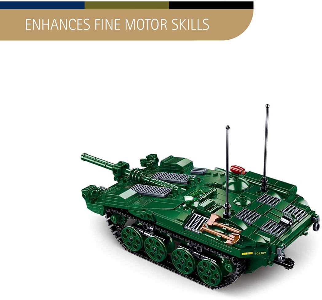 Sluban Stridsvagn 103 konstruktor czołgu wojskowego, 692 det., 6+