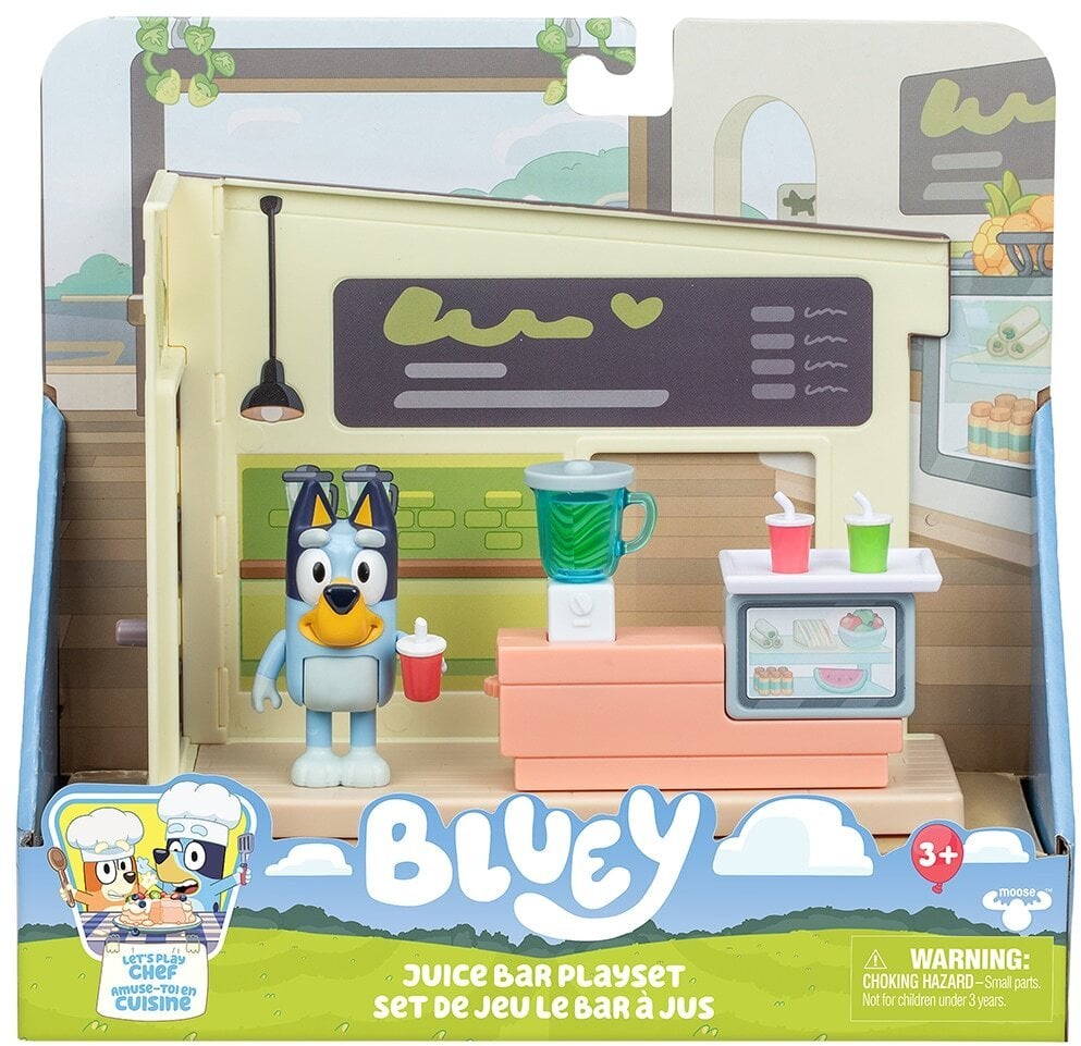 Zestaw figurek Bluey Mini Juice Shop