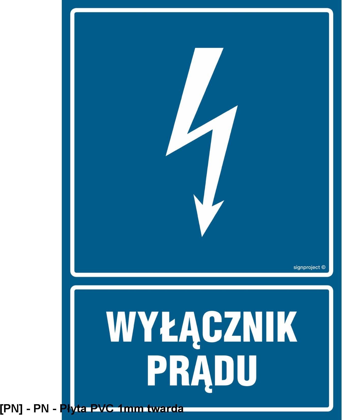 HG019 - Wyłącznik prądu 150x225