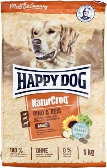 Happy Dog NaturCroq ADULT wołowina & ryż 1 kg