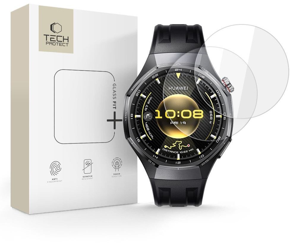 SZKŁO HARTOWANE TECH-PROTECT GLASS FIT+ 2-PACK HUAWEI WATCH GT 6 PRO (46 MM) CLEAR