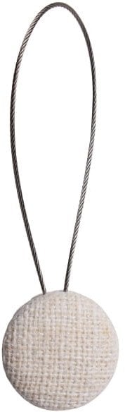 DECORATIVE TIE-BACK NO. 93. WHITE