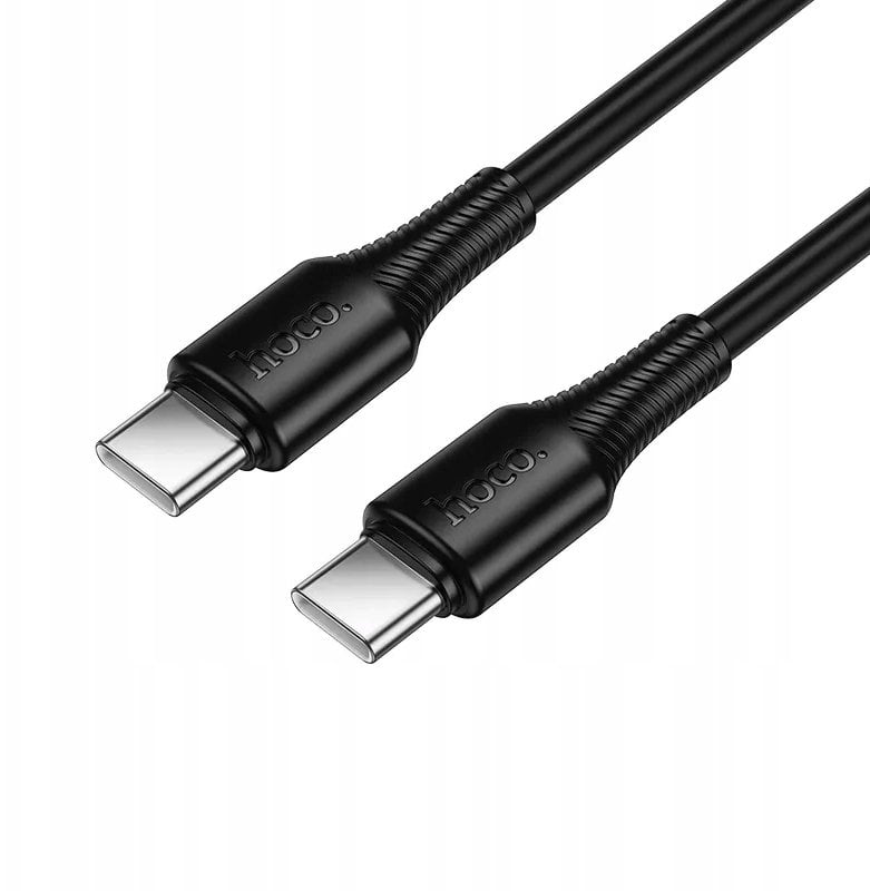 Kabel USB C do USB C Hoco 3A 60W 1 m X120 czarny