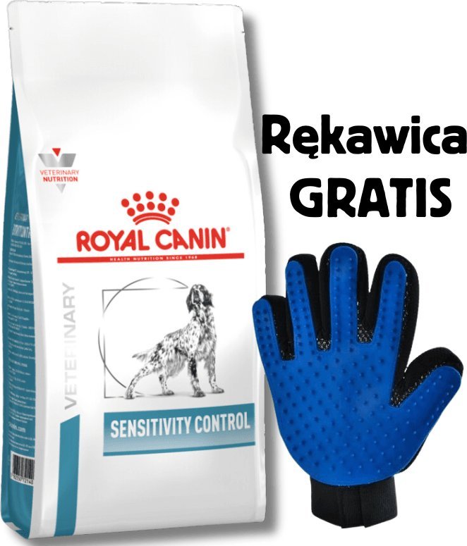Royal Canin Sensitivity Control SC 21 14 kg + Rękawica do czesania
