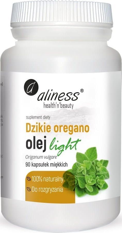 Aliness Dzikie Oregano olej light do rozgryzania (90 kaps.) Aliness