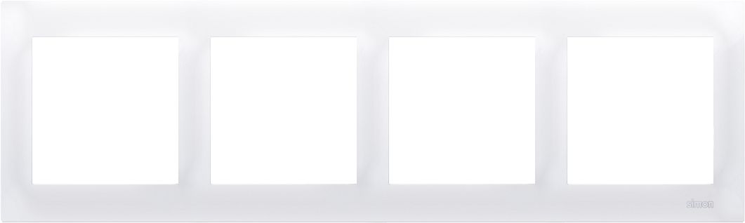 Kontakt-Simon Ramka 4-krotna 54 Premium do puszek karton-gips biały (DRK4/11)