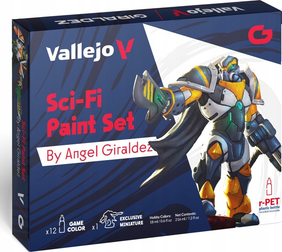 Vallejo Vallejo: 72.313 - Game Color - Sci-Fi Paint Set (12x18 ml)