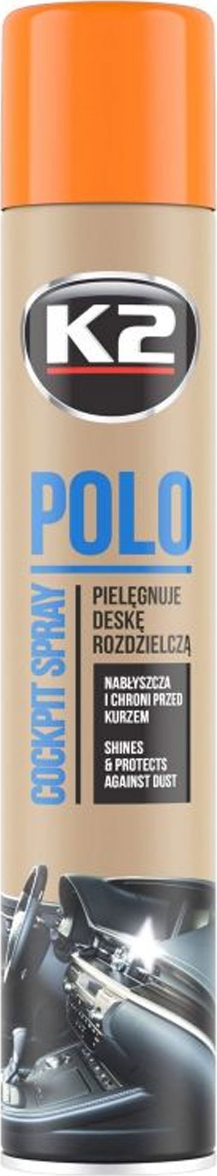 K2 POLO COCKPIT SPRAY DO KOKPITU BRZOSKWINIA 750ml