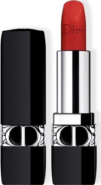 Dior DIOR Rouge Dior Couture Colour Lipstick Floral Lip Care Long Wear Refillable 3,5g. 999 Matte PROMOCJA