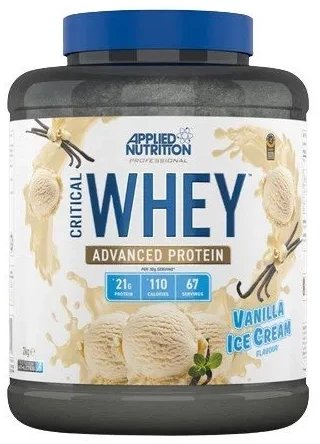 Applied Nutrition - Białko, Critical Whey, Lody Waniliowe, Proszek 2000g