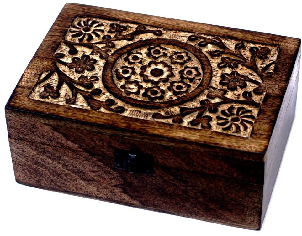 Pudełko do olejków - Kwiaty na 24 olejki