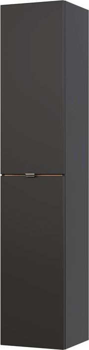 Elior Podwieszany słupek łazienkowy - Malta 2X Czarny mat