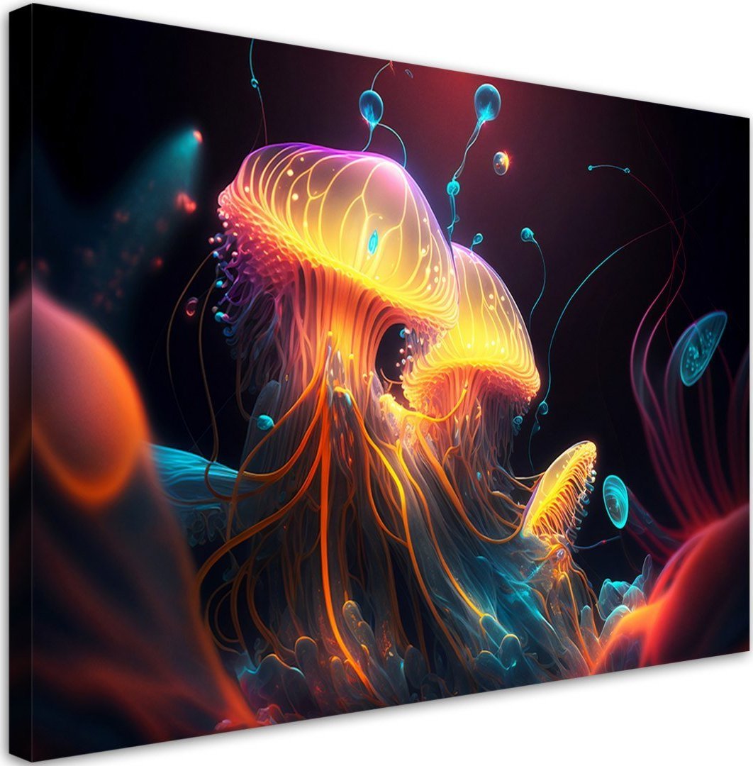 Feeby Obraz na płótnie, Kolorowa abstrakcja morska - 120x80