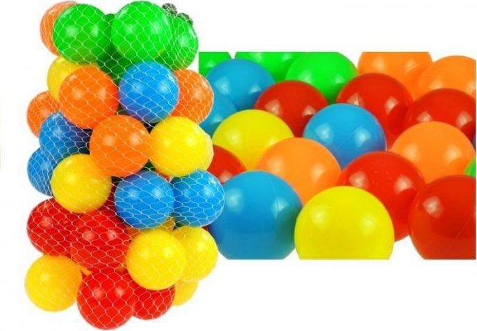 Lean Sport Piłki Do Suchego Basenu W Siatce 50 szt 7cm