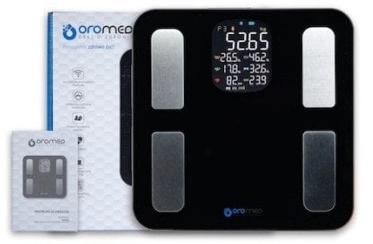 Waga łazienkowa ORO BLUETOOTH SMART BLACK OROMED
