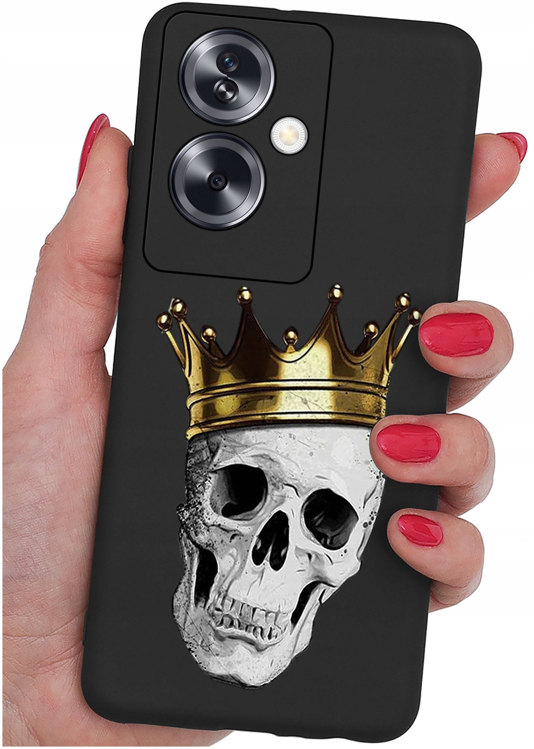 ETUI do Oppo A79 5G WZORY |SILIKONOWE MATT CASE + SZKŁO ochronne 9H