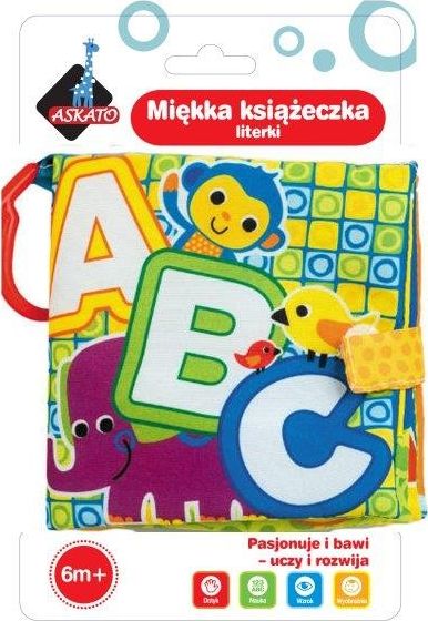 Askato Miękka książeczka - literki