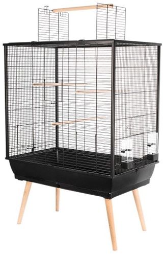 Zolux Klatka dla ptaków Neo Jili H80 czarna