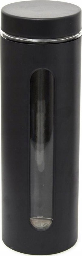 Odelo Słoik szklany JORIS czarny/z pokrywą 1770ml ODELO